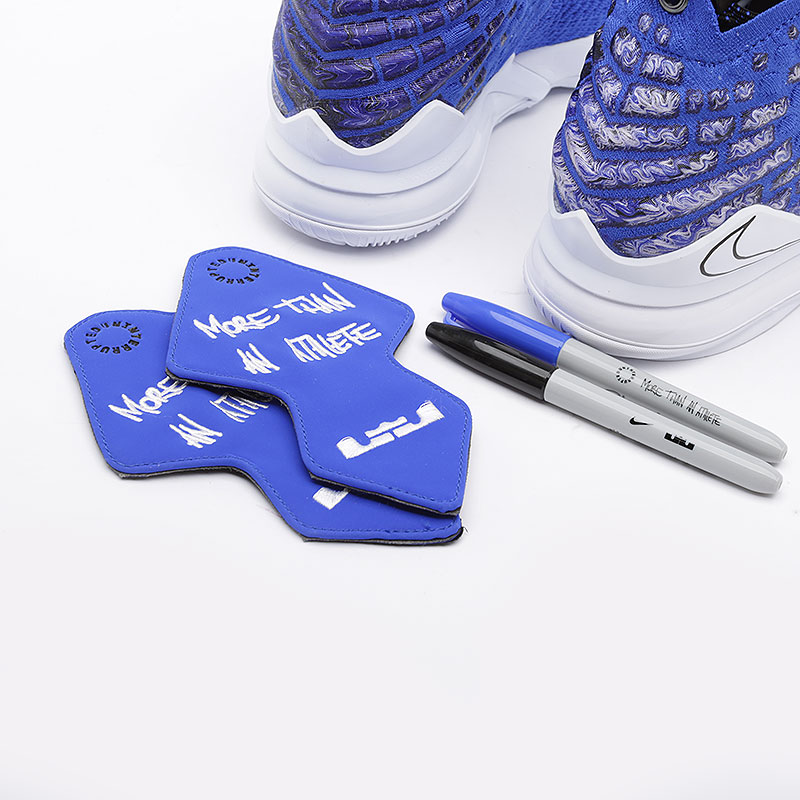  синие баскетбольные кроссовки Nike Lebron XVII MTAA CT3464-400 - цена, описание, фото 6